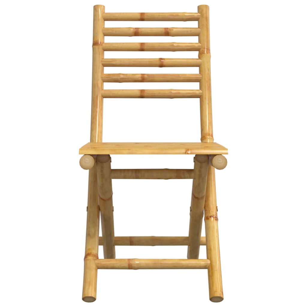 Sammenleggbare Hagestoler 6 Stk 43X54X88 Cm Bambus