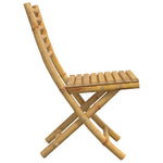 Sammenleggbare Hagestoler 6 Stk 43X54X88 Cm Bambus