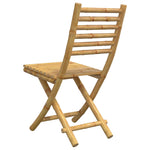 Sammenleggbare Hagestoler 6 Stk 43X54X88 Cm Bambus
