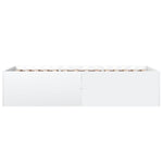 Sengeramme Hvit 100X200 Cm Konstruert Tre
