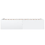 Sengeramme Hvit 90X200 Cm Konstruert Tre