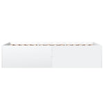 Sengeramme Hvit 90X190 Cm Konstruert Tre