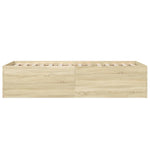 Sengeramme Sonoma Eik 90X190 Cm Konstruert Tre