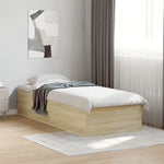 Sengeramme Sonoma Eik 90X190 Cm Konstruert Tre