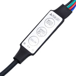Sengeramme Med Led-Lys Hvit 200X200 Cm Konstruert Tre