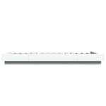 Sengeramme Med Led-Lys Hvit 90X200 Cm Konstruert Tre