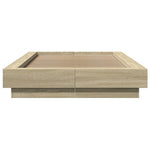 Sengeramme Sonoma Eik 90X200 Cm Konstruert Tre