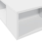 Sengeramme Hvit 75X190 Cm Konstruert Tre