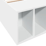 Sengeramme Hvit 90X190 Cm Konstruert Tre