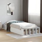 Sengeramme Hvit 90X190 Cm Konstruert Tre