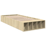 Sengeramme Sonoma Eik 90X190 Cm Konstruert Tre