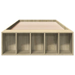 Sengeramme Sonoma Eik 90X190 Cm Konstruert Tre