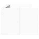 Dagseng Med Skuffer Uten Madrass Hvit 90X190 Cm