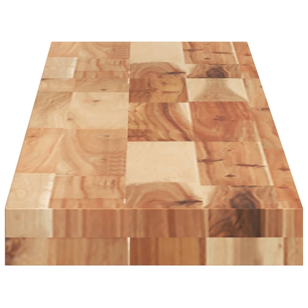 Flytende Hylle 140X20X4 Cm Oljebehandlet Heltre Akasie
