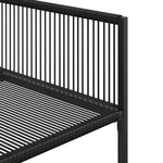 Hagestoler 4 Stk Polyrotting Svart