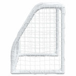 Fotballmål For Barn 2 Stk Med Ball Hvit 64X35X48 Cm Metall