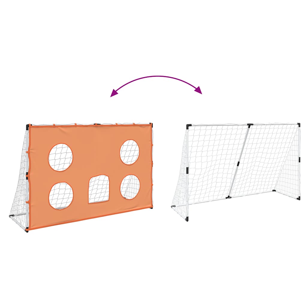 Fotballmål For Barn Med Målmatte Og Ball 182X62X118 Cm