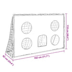 Fotballmål For Barn Med Målmatte Og Ball 182X62X118 Cm
