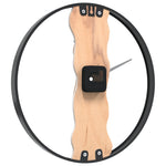 Veggklokke Brun Ø35 Cm Jern Og Eik