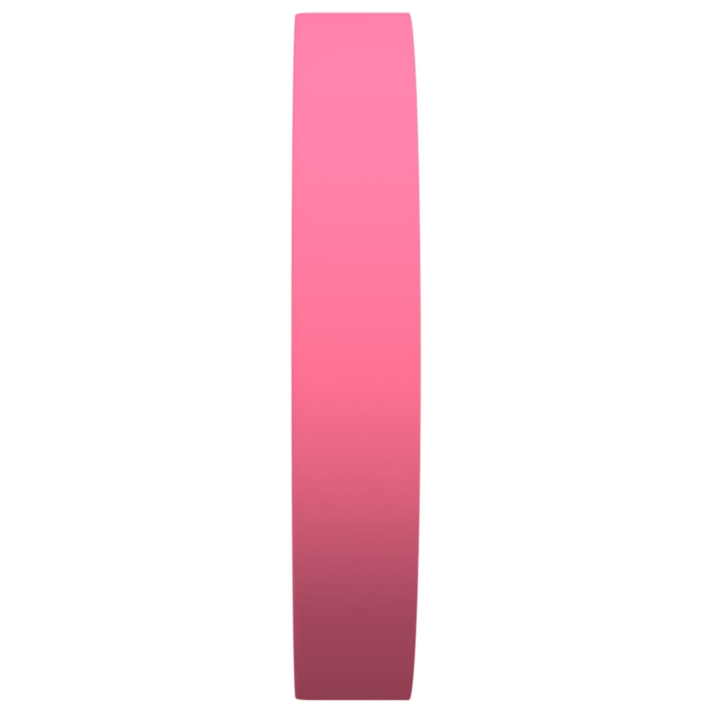 Veggklokke Rosa Ø25,5 Cm Polystyren Og Glass