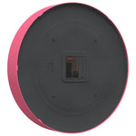 Veggklokke Rosa Ø25,5 Cm Polystyren Og Glass