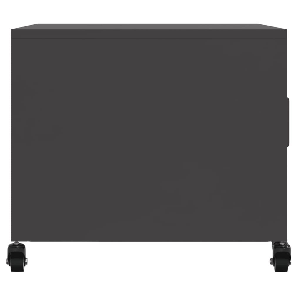 Salongbord Svart 68X50X43,5 Cm Stål