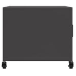 Salongbord Svart 68X50X43,5 Cm Stål