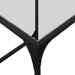 Stablebare Salongbord 2 Stk Med Gjennomsiktig Glasstopp Stål