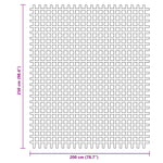 Telt Teppe Blå 2,5X2 M