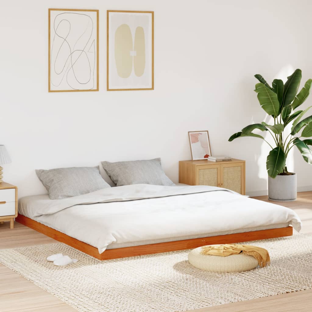 Sengeramme Brun 180X200 Cm Heltre Furu