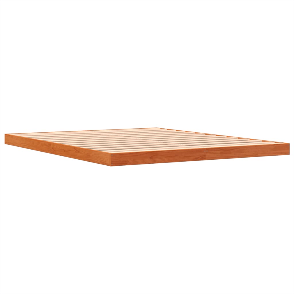 Sengeramme Brun 160X200 Cm Heltre Furu