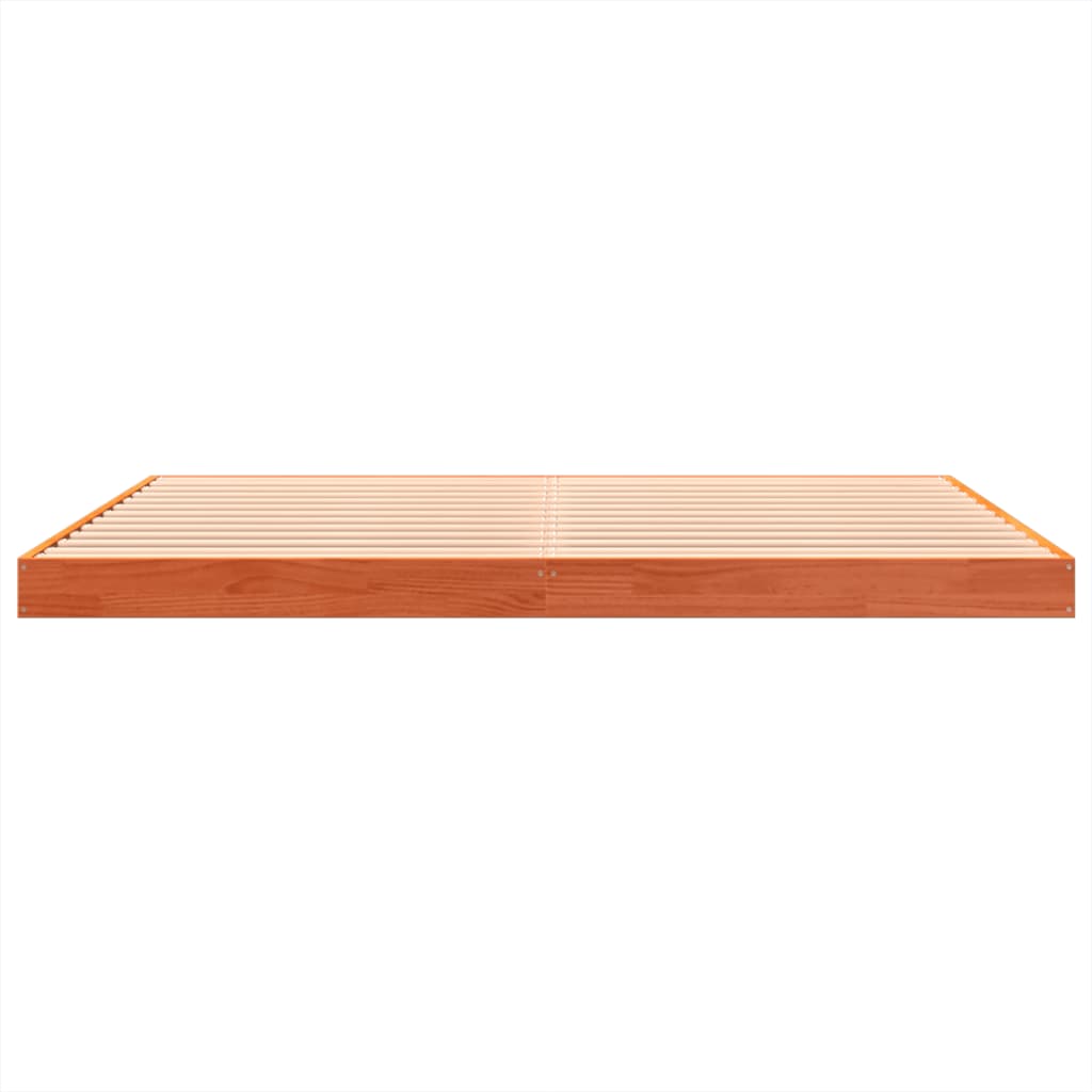Sengeramme Brun 160X200 Cm Heltre Furu
