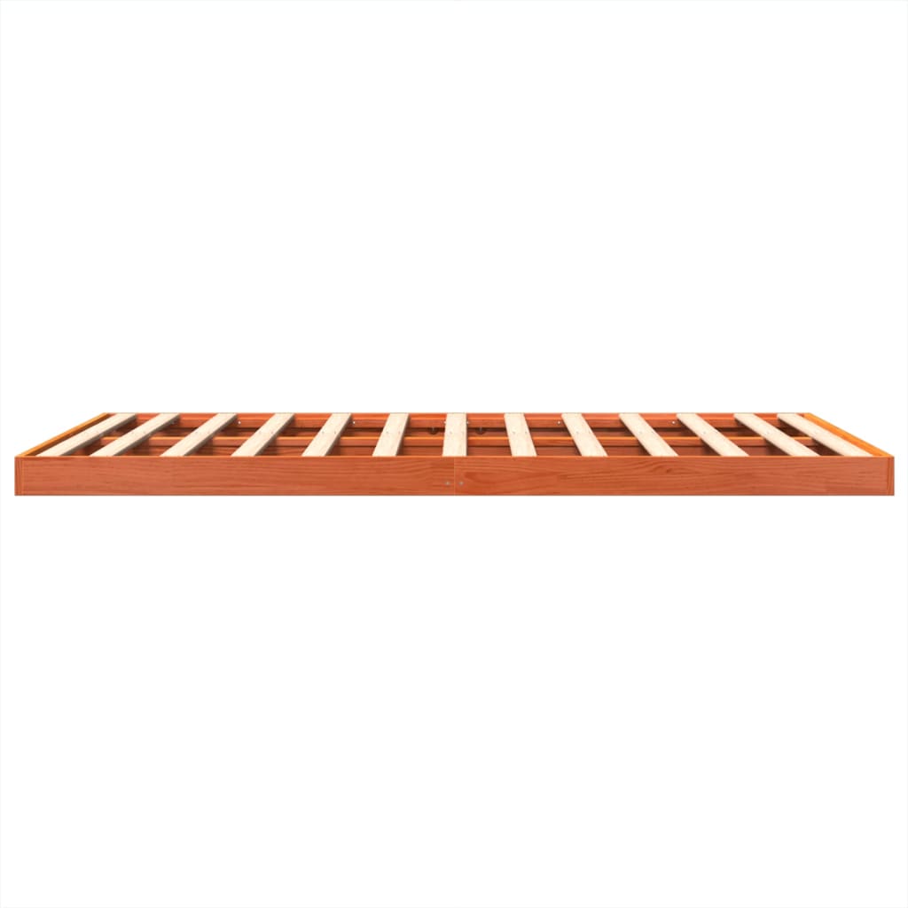 Sengeramme Brun 160X200 Cm Heltre Furu