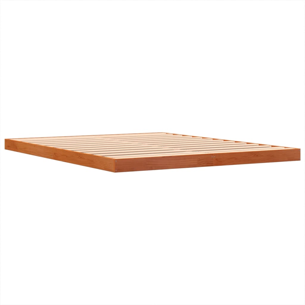 Sengeramme Brun 160X200 Cm Heltre Furu