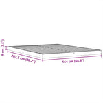 Sengeramme Brun 160X200 Cm Heltre Furu