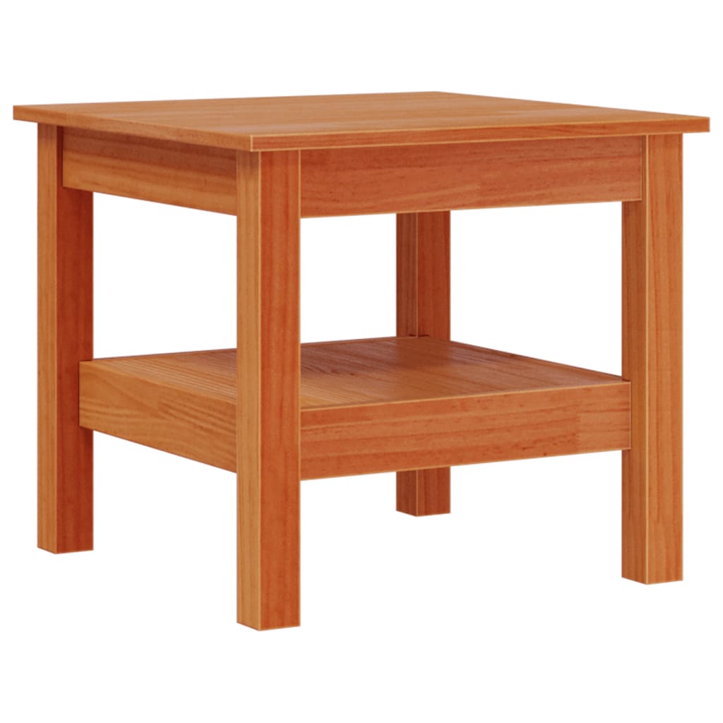 Salongbord Voksbrun 45X45X40 Cm Heltre Furu