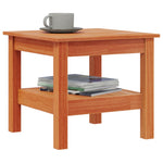 Salongbord Voksbrun 45X45X40 Cm Heltre Furu