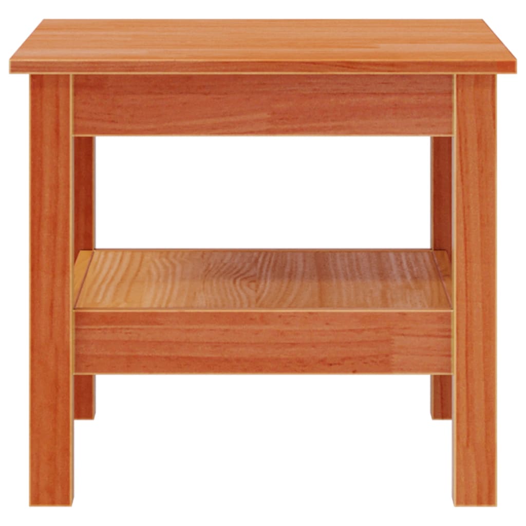 Salongbord Voksbrun 45X45X40 Cm Heltre Furu
