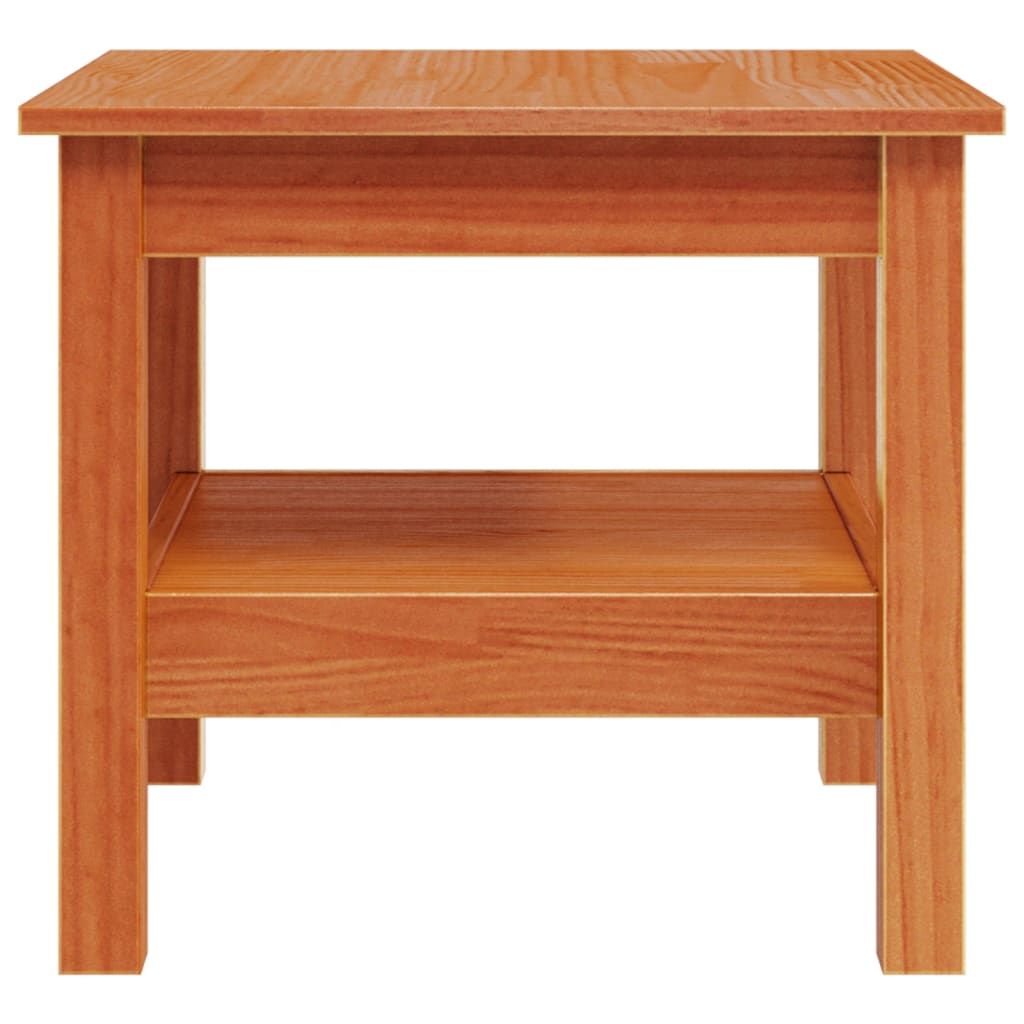Salongbord Voksbrun 45X45X40 Cm Heltre Furu