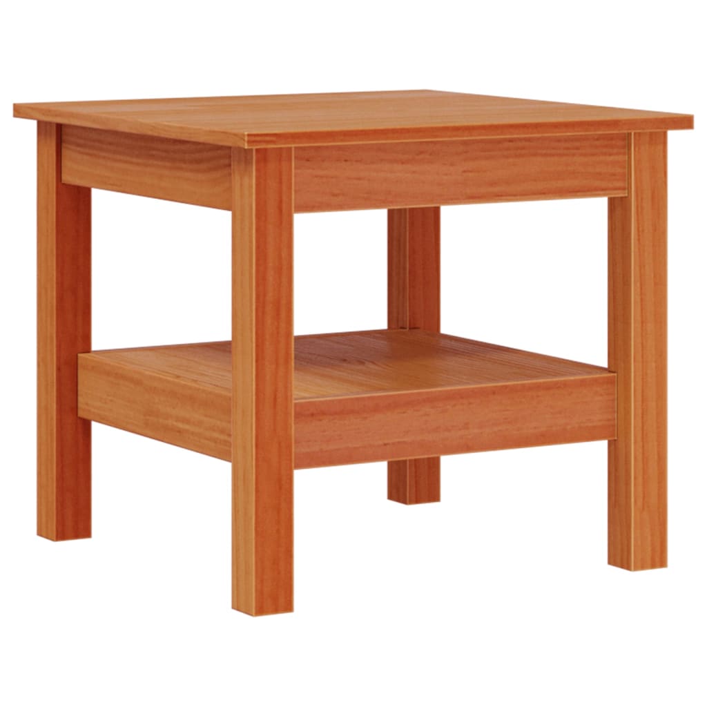 Salongbord Voksbrun 45X45X40 Cm Heltre Furu