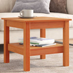Salongbord Voksbrun 45X45X40 Cm Heltre Furu