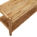 Klesstativ Med Hyller 103X40X183 Cm Bambus