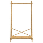Klesstativ Med Hylle 102X50X190 Cm Bambus