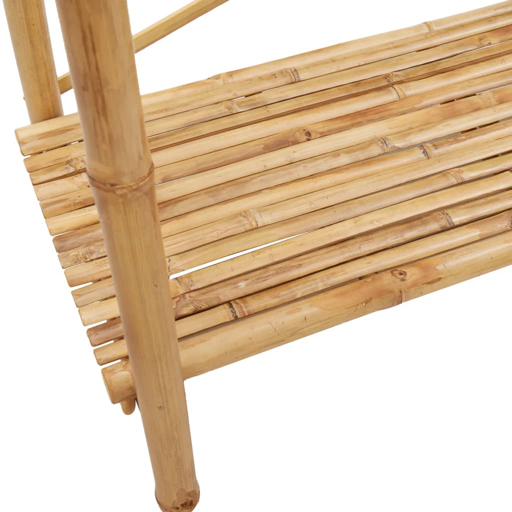 Klesstativ Med Hylle 102X50X190 Cm Bambus