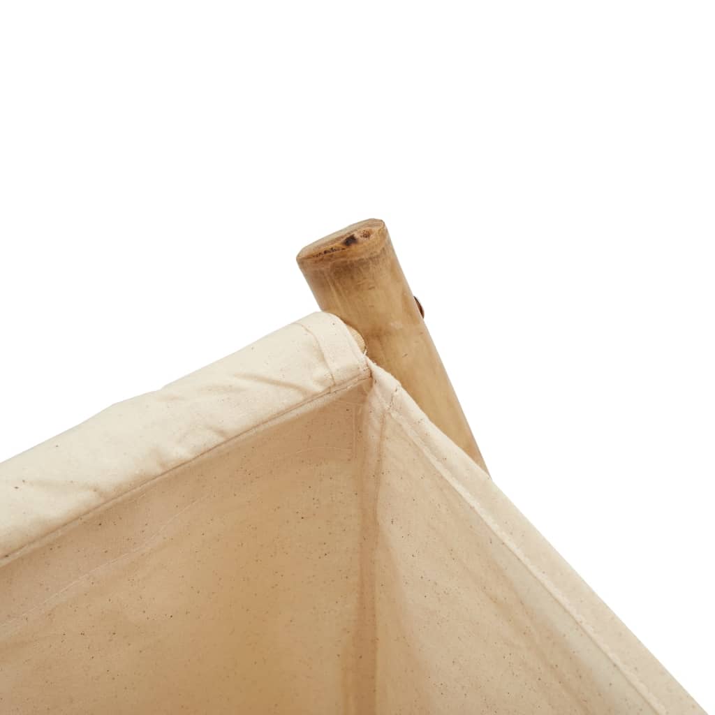 Skittentøyskurv Kremhvit 45X55X63,5 Cm Bambus