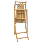 Sammenleggbare Hagestoler 2 Stk 46X66X99 Cm Bambus