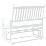 Gyngebenk Hvit 118X70X104,5 Cm Heltre Poppel