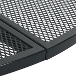 Terrassebord Rundt Antrasitt Ø110X72,5 Cm Pulverlakkert Stål