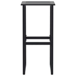 Barkrakker 4 Stk Svart 38X38X80 Cm Pulverlakkert Stål