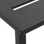 Barkrakker 4 Stk Svart 38X38X80 Cm Pulverlakkert Stål